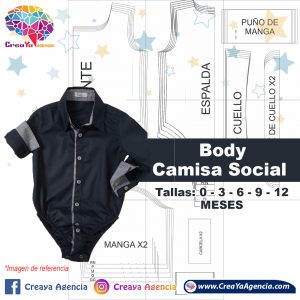 Body Camisa Social CreaYa Agencia